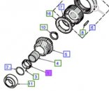 Čep pružiny PA108101L Čep pružiny PA108101L