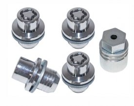 Bezpenostn matky, sada 4ks + kl LR078545