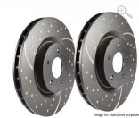 Brzdové kotouče - přední - EBC Brakes DA4158 Brzdové kotouče - přední - EBC Brakes DA4158