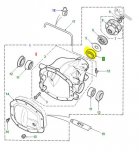 Ložisko zadního diferenciálu TZZ100150 Ložisko zadního diferenciálu TZZ100150