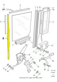 Tsnn okna (sametka) zadnch dve - pedn MXC5837