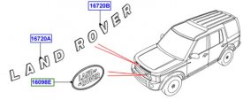 Npis na kapotu "ROVER" DAB500080LQV