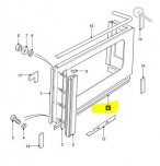 Těsnění bočnice - spodní ALR5055LR Těsnění bočnice - spodní ALR5055LR