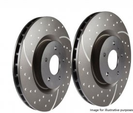 Brzdov kotoue - pedn - EBC Brakes DA4158