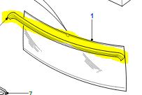 Horn lita elnho skla DCB101510LR